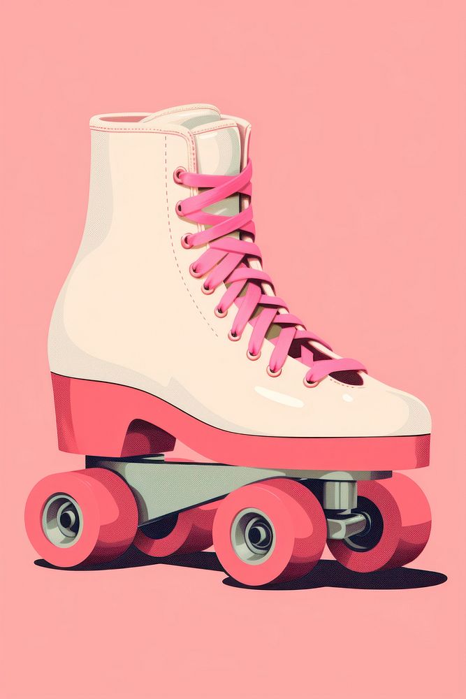 Skating sports roller skates skateboard. AI generated Image by rawpixel.
