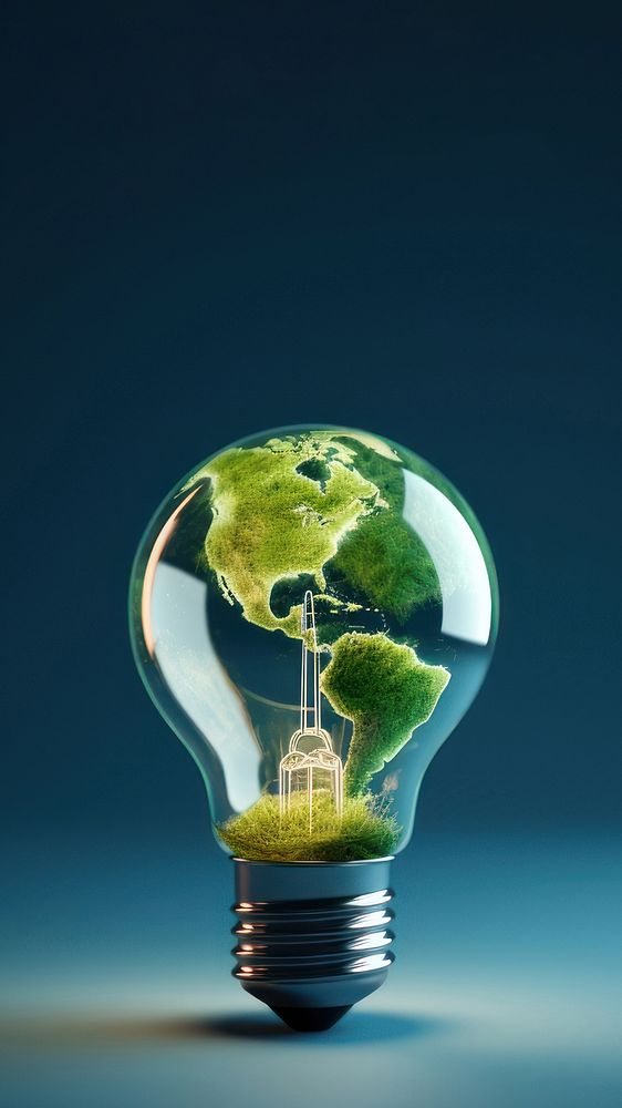 Lightbulb electricity innovation technology. AI generated Image by rawpixel.