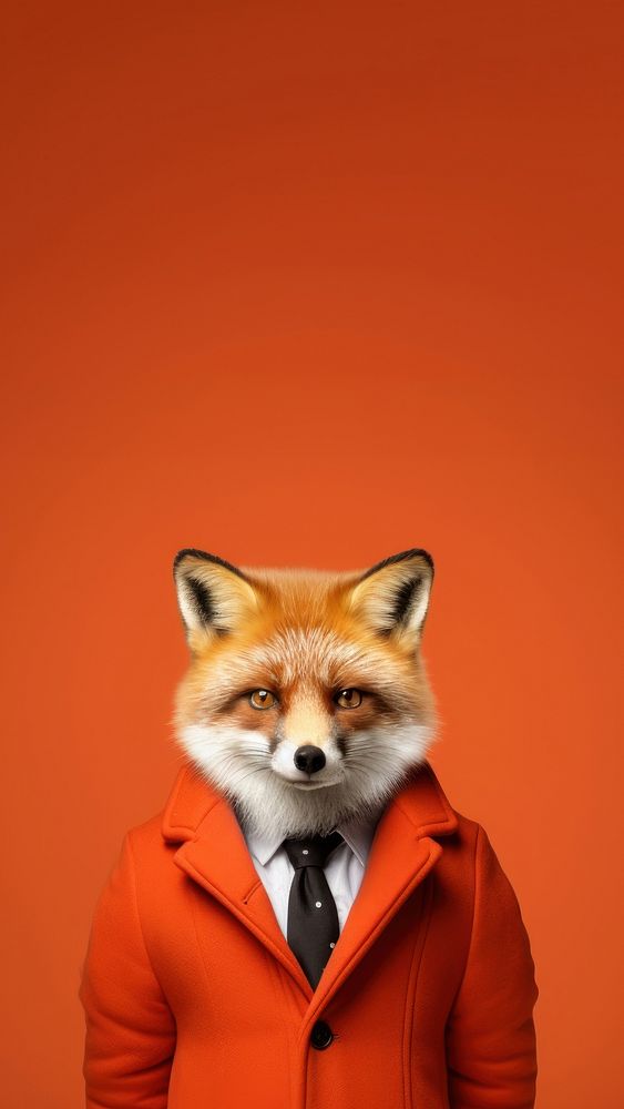 Portrait fox wildlife animal. AI generated Image by rawpixel.