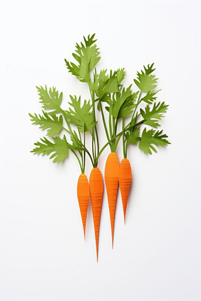 Carrots vegetable plant herbs. AI generated Image by rawpixel.