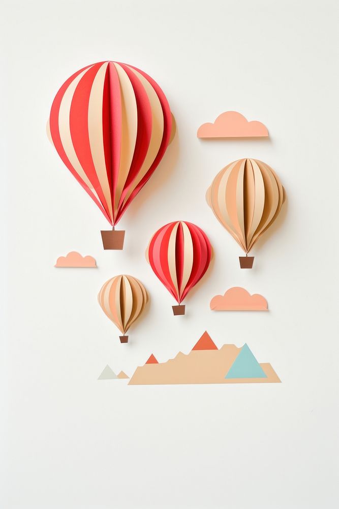 Hot air balloons transportation celebration creativity. AI generated Image by rawpixel.