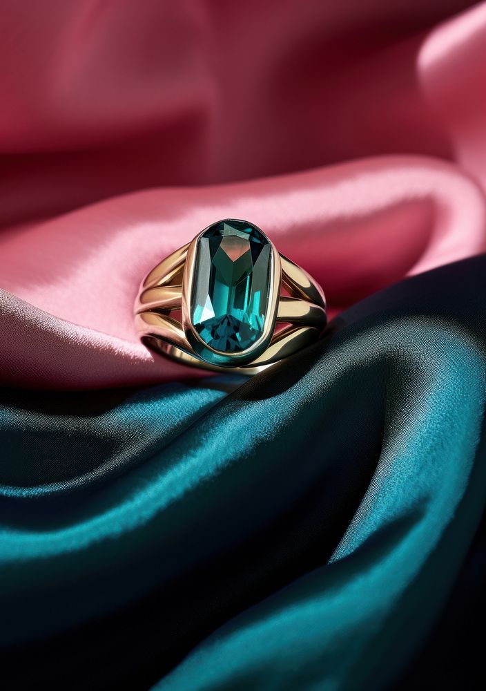 Ring gemstone jewelry diamond. AI generated Image by rawpixel.