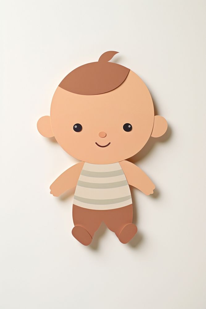 Baby toy anthropomorphic representation. AI generated Image by rawpixel.