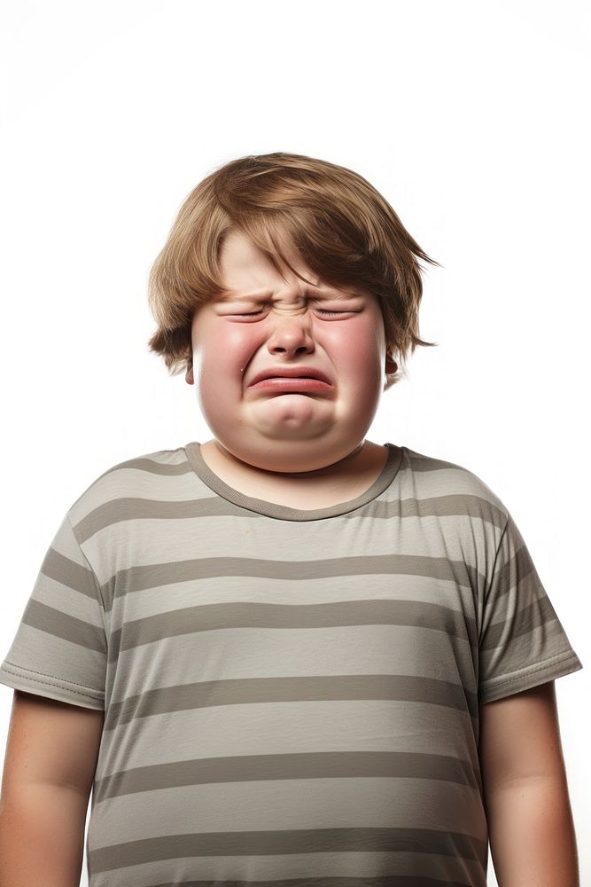 Chubby kid crying portrait photo baby. AI generated Image by rawpixel.