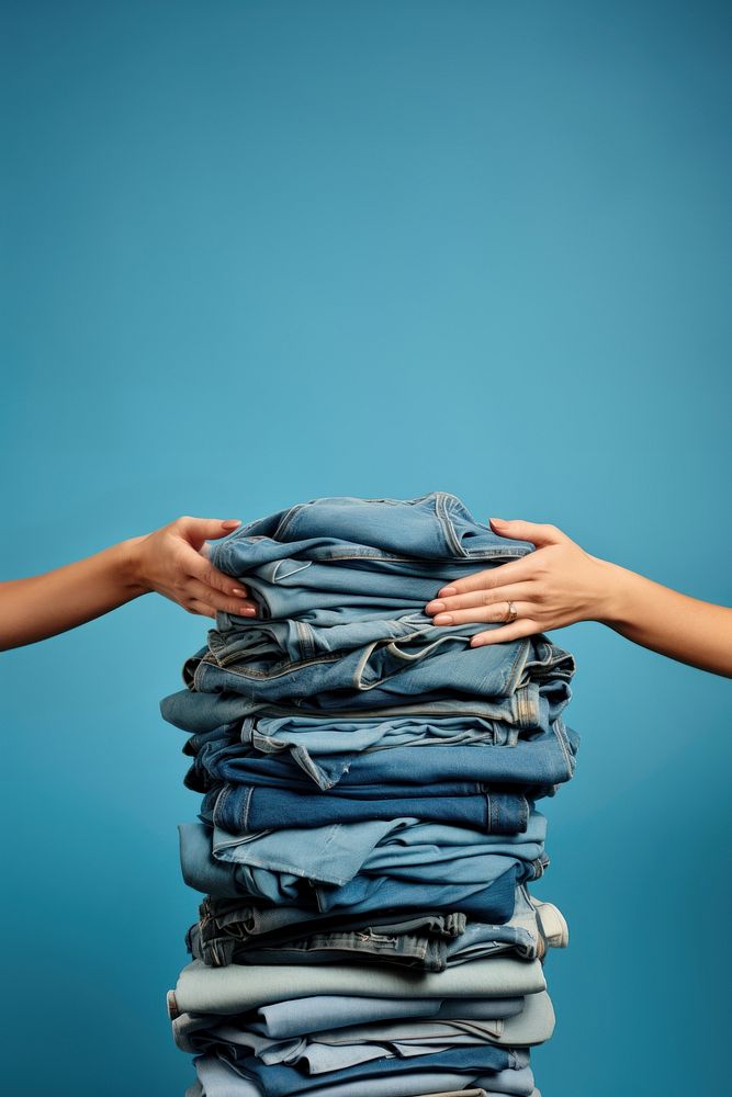 Jeans hand abundance standing. AI generated Image by rawpixel.