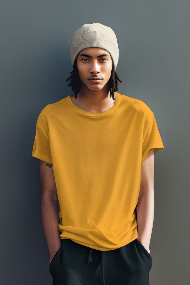 Yellow street t-shirt, design resource