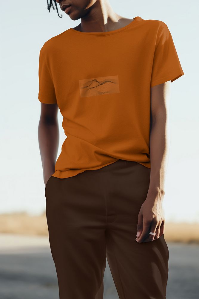 Orange street t-shirt, design resource