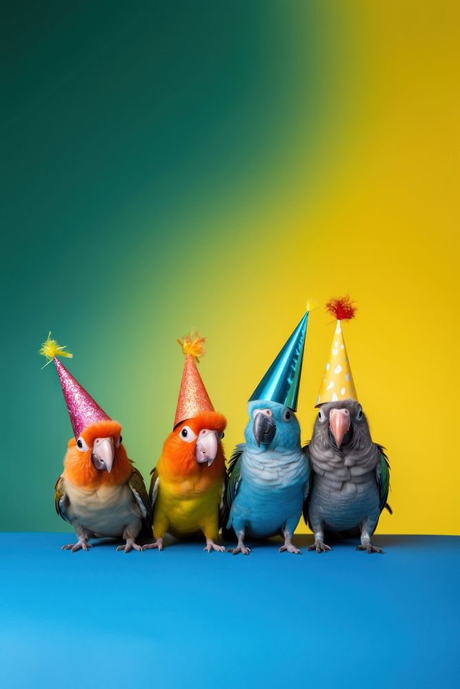 Conures bird animal hat representation. | Free Photo - rawpixel