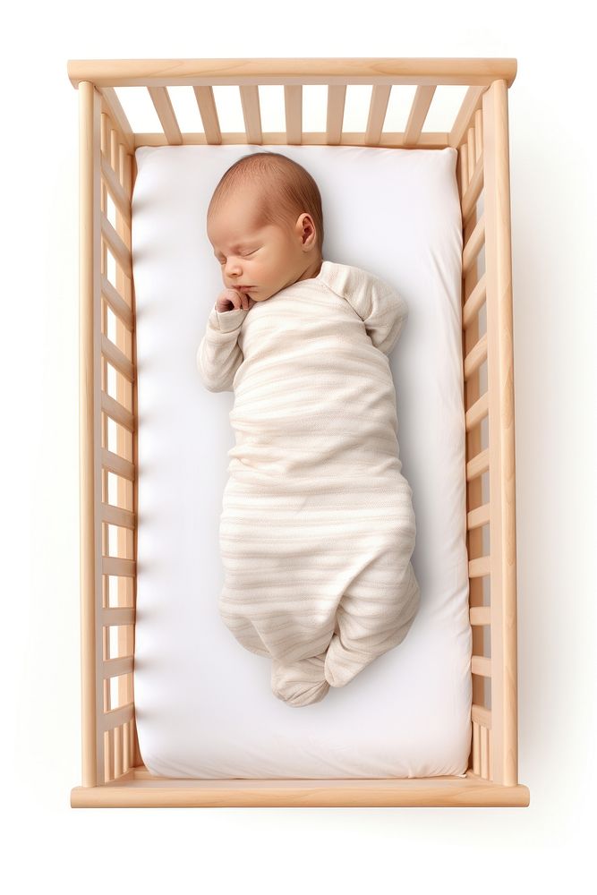 Newborn crib baby furniture. AI generated Image by rawpixel.