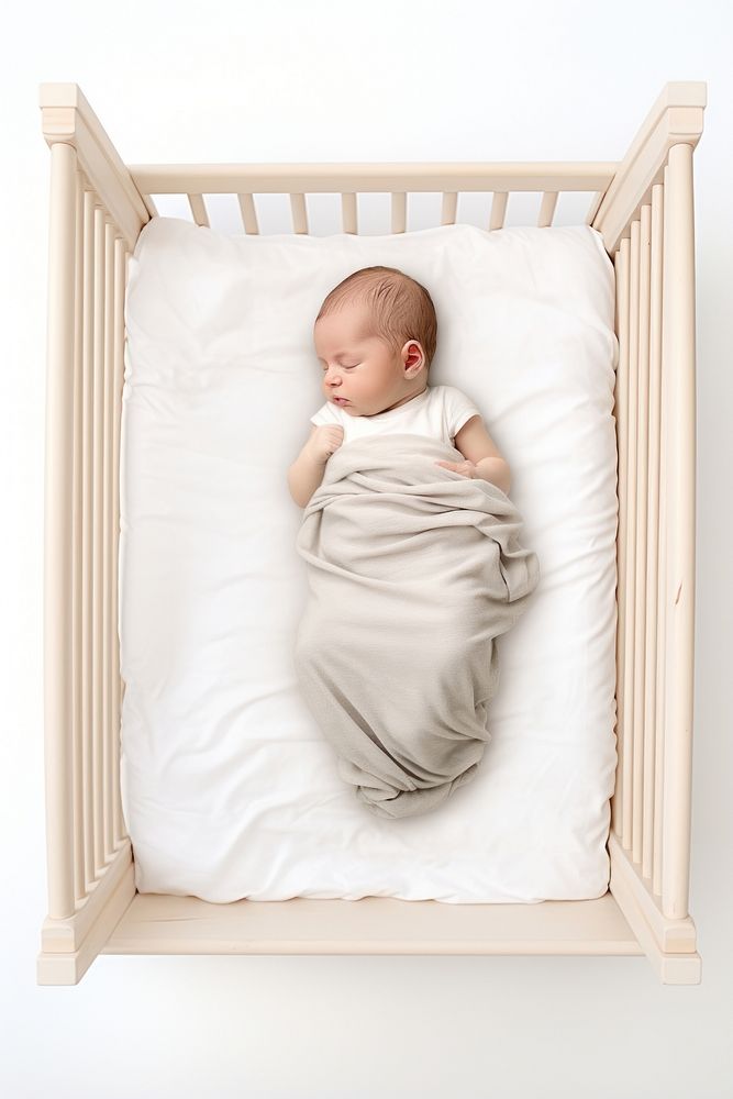 Baby crib furniture sleeping. AI generated Image by rawpixel.