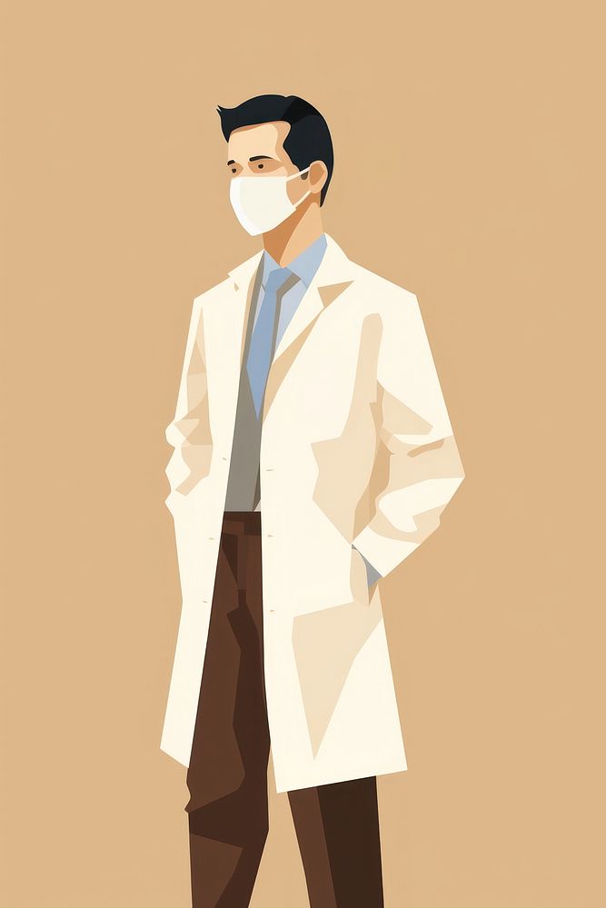 Doctor adult protection overcoat. 