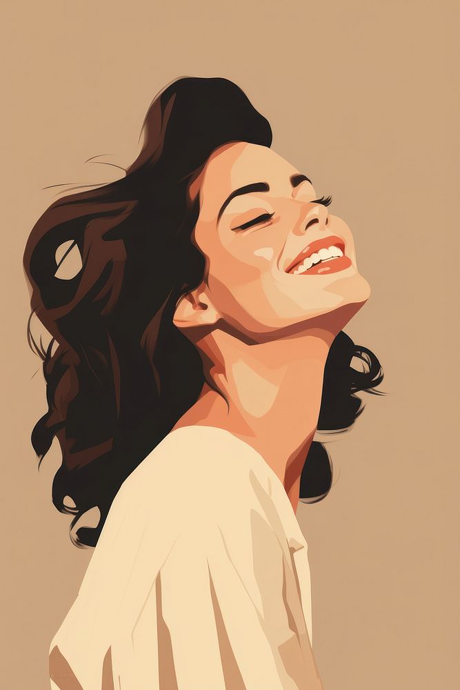 Woman smiling portrait smile adult. AI generated Image by rawpixel.