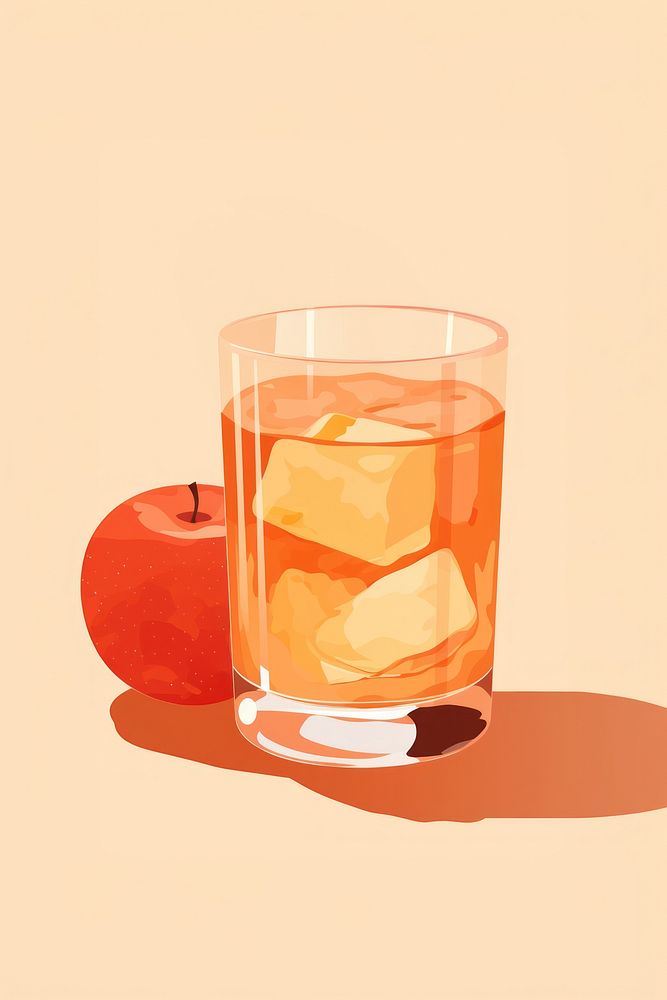 Apple juice cocktail drink fruit. 