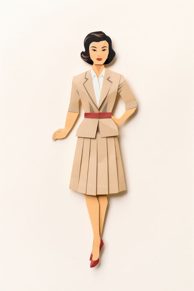 50s Asian businesswoman dress adult toy. AI generated Image by rawpixel.