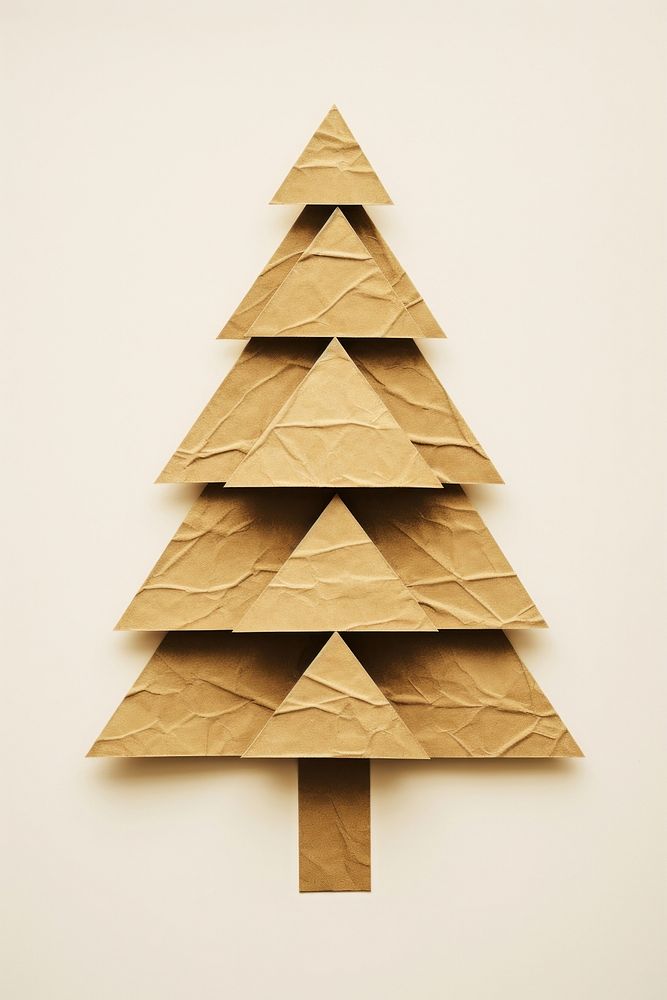 Chrismas tree paper wood celebration. AI generated Image by rawpixel.