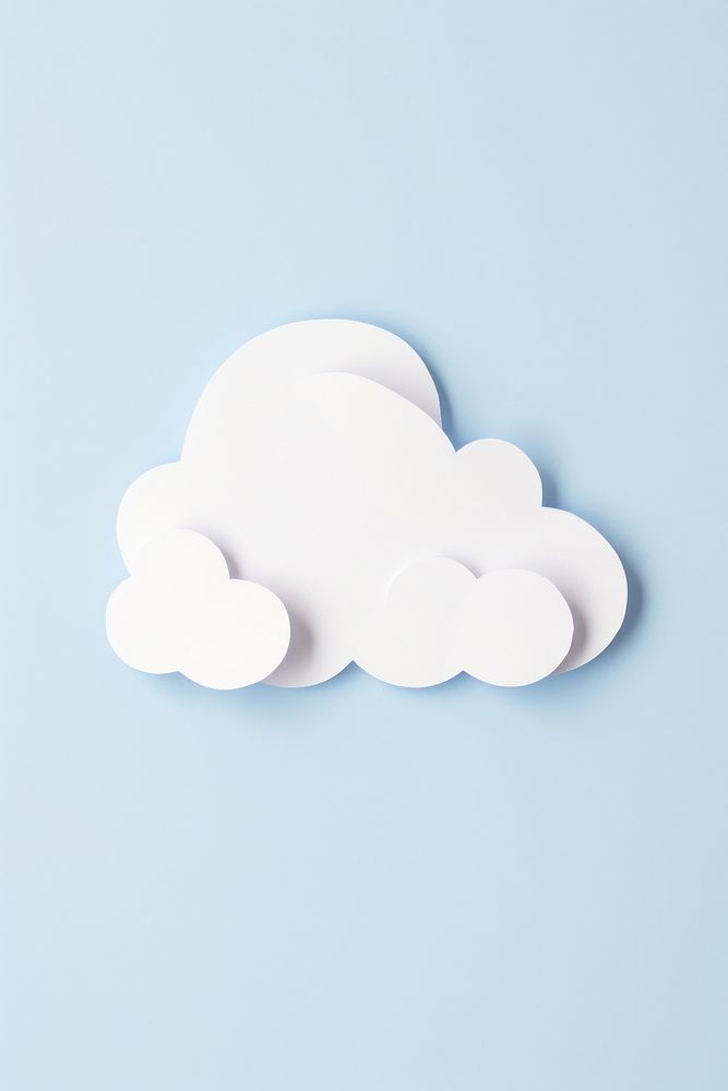 Cloud white simplicity cloudscape. AI generated Image by rawpixel.