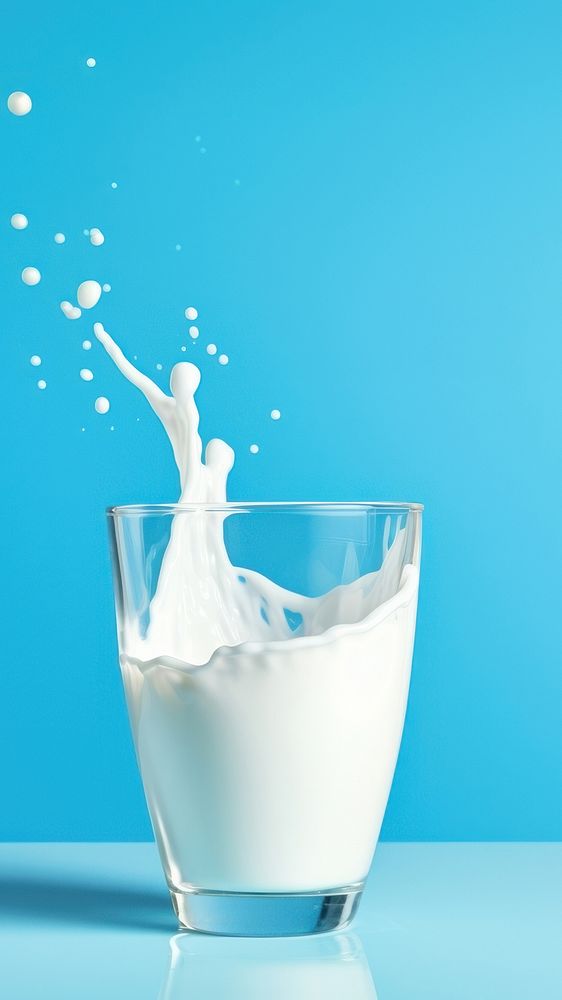 Milk dairy refreshment freshness. AI generated Image by rawpixel.