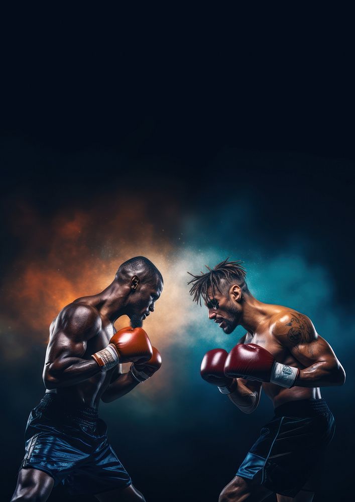 MMA punching sports boxing. AI generated Image by rawpixel.