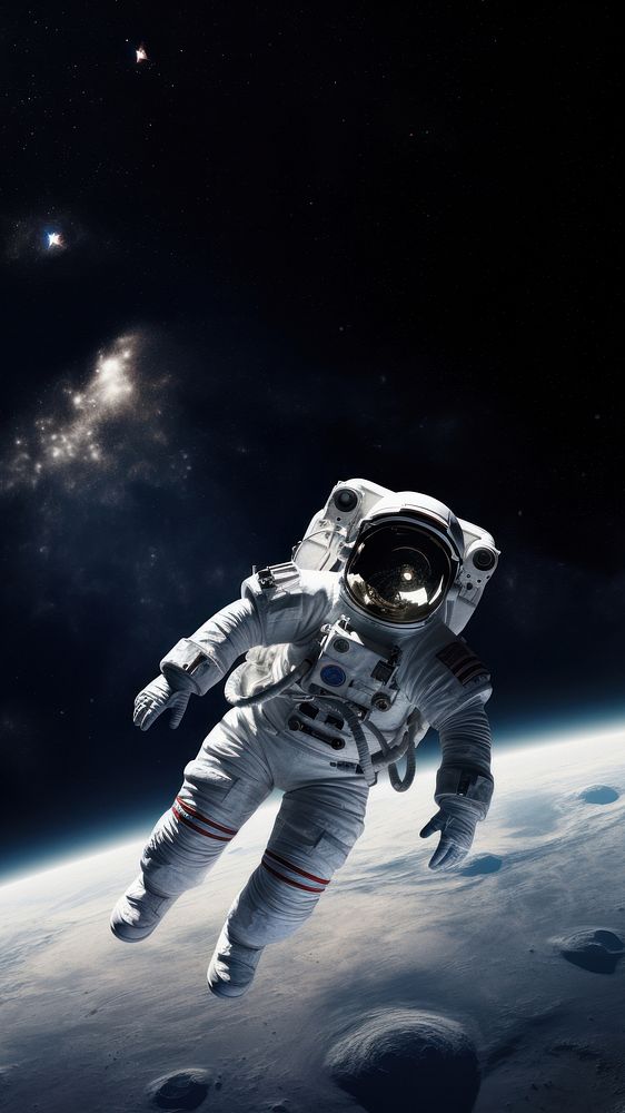 Spacewalk astronomy outdoors nature. AI generated Image by rawpixel.