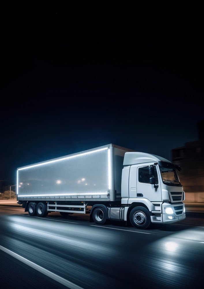 Truck Delivering vehicle transportation architecture. AI generated Image by rawpixel.