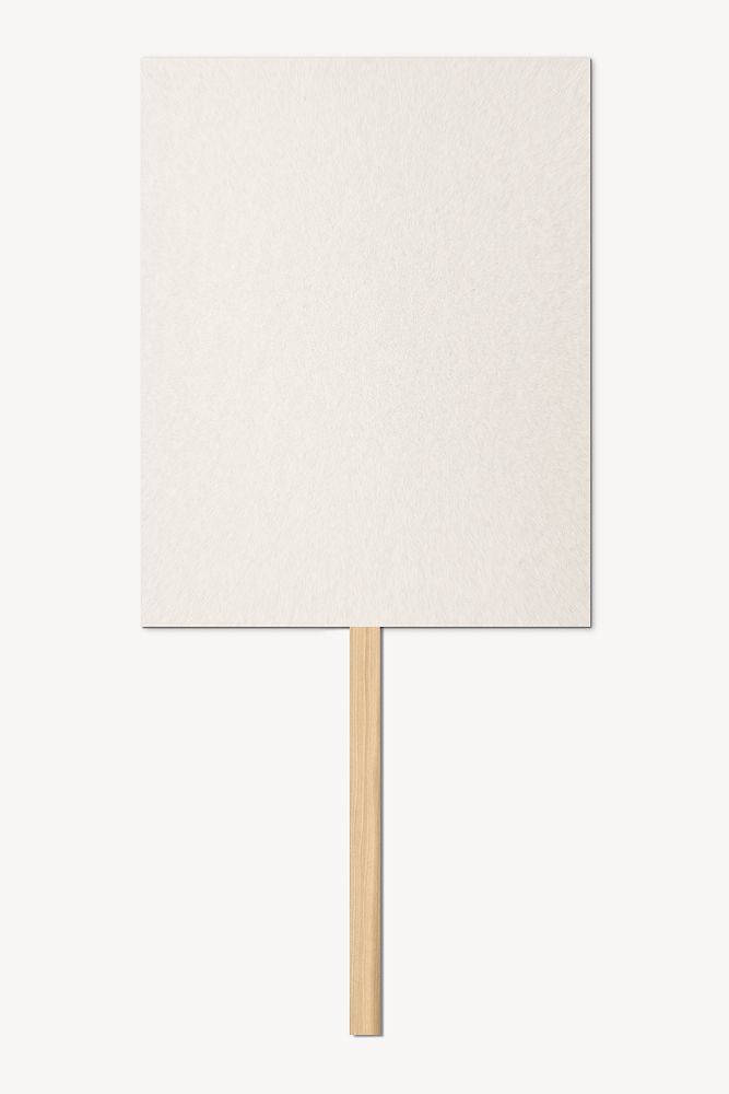 Protest sign with blank space