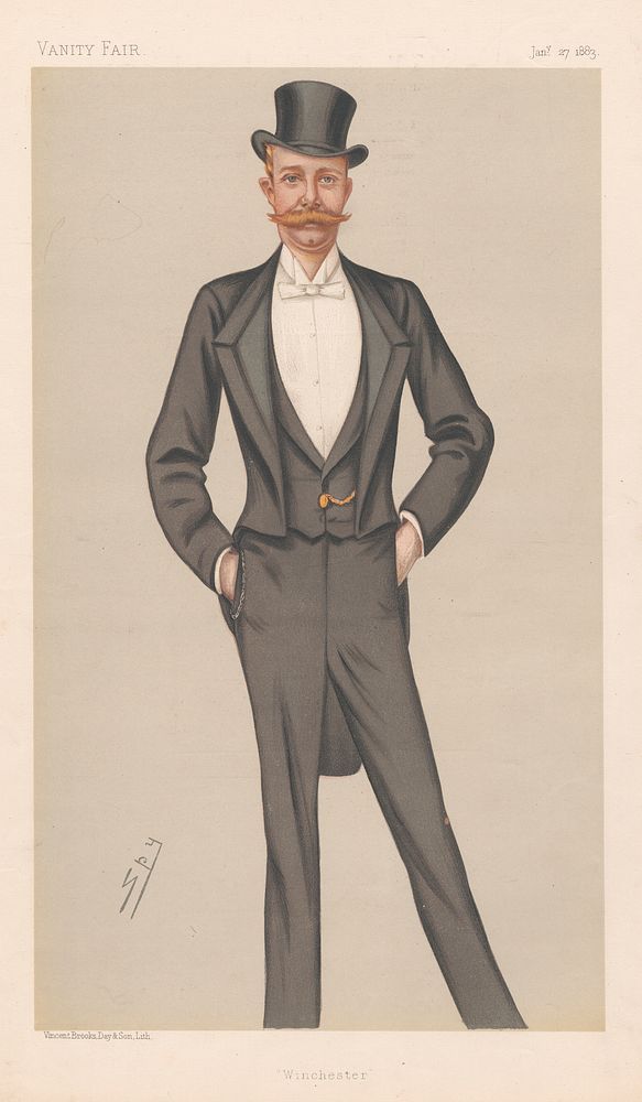 Vanity Fair. Bankers and Finciers. 'Winchester'. Viscount Barting. 27 January 1883