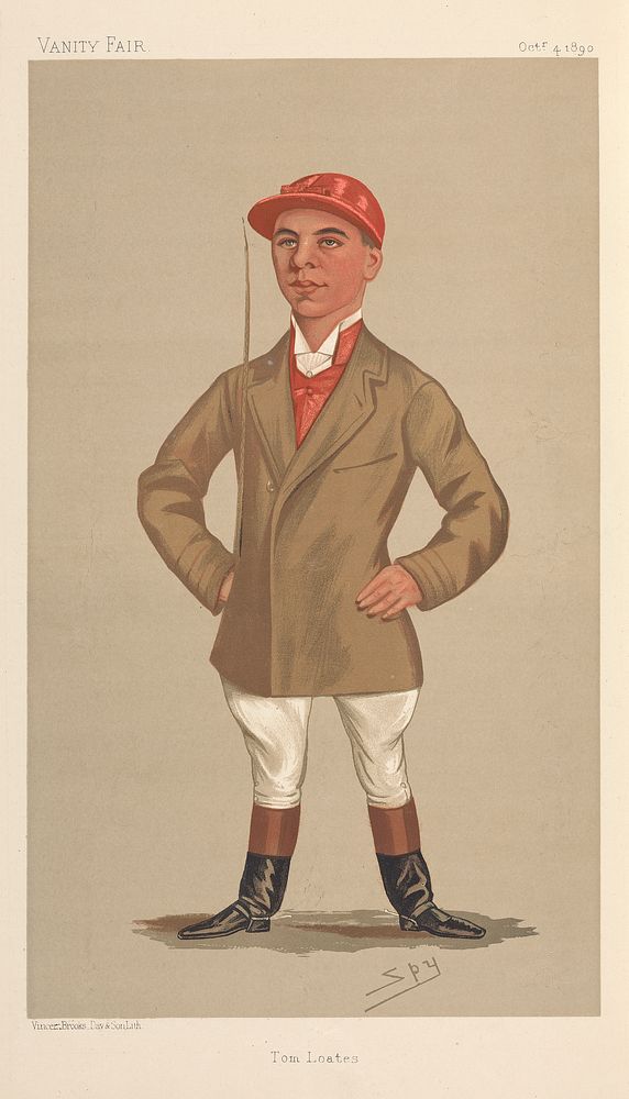 Vanity Fair: Jockeys; Tom Loates, October 4, 1890