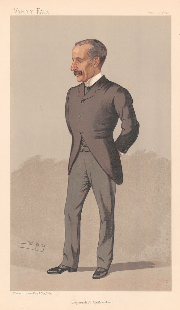Vanity Fair - Architecture and Engineers. 'Imperialist Afrikander'. Sir James Sivewright. 1 June 1893