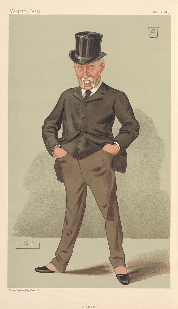 Vanity Fair - Businessmen and Empire Builders. 'Peace' Sir Joseph Whitwell Peace, Bart. M.P. - 1 October 1887