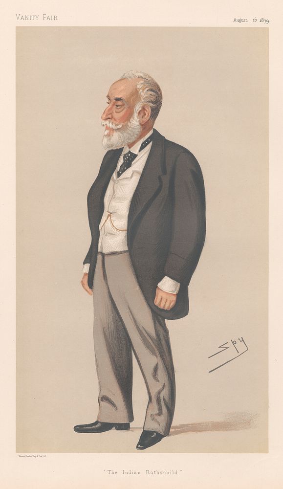 Vanity Fair - Businessmen and Empire Builders. 'The Indian Rothchild'. Sir Albert Abdallah David Sassoon, C.S.I. - 16 August…