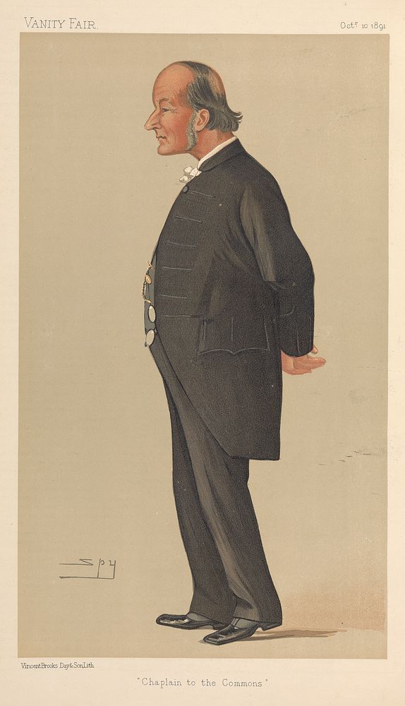 Vanity Fair - Clergy. 'Chaplain to the Commons'. Frederick William Farrar. 10 October 1891