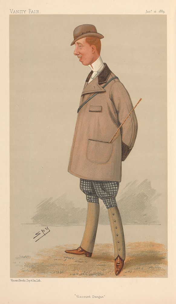 Vanity Fair: Turf Devotees; Viscount Dangan, January 12, 1889