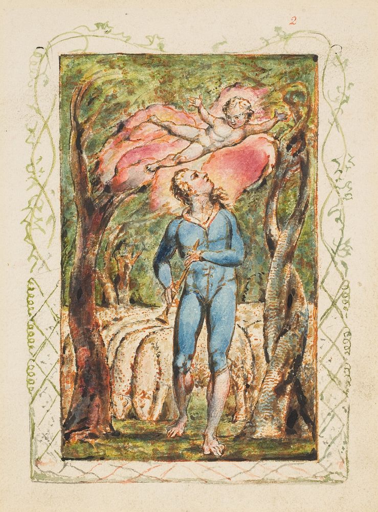 Songs of Innocence: Frontispiece by William Blake