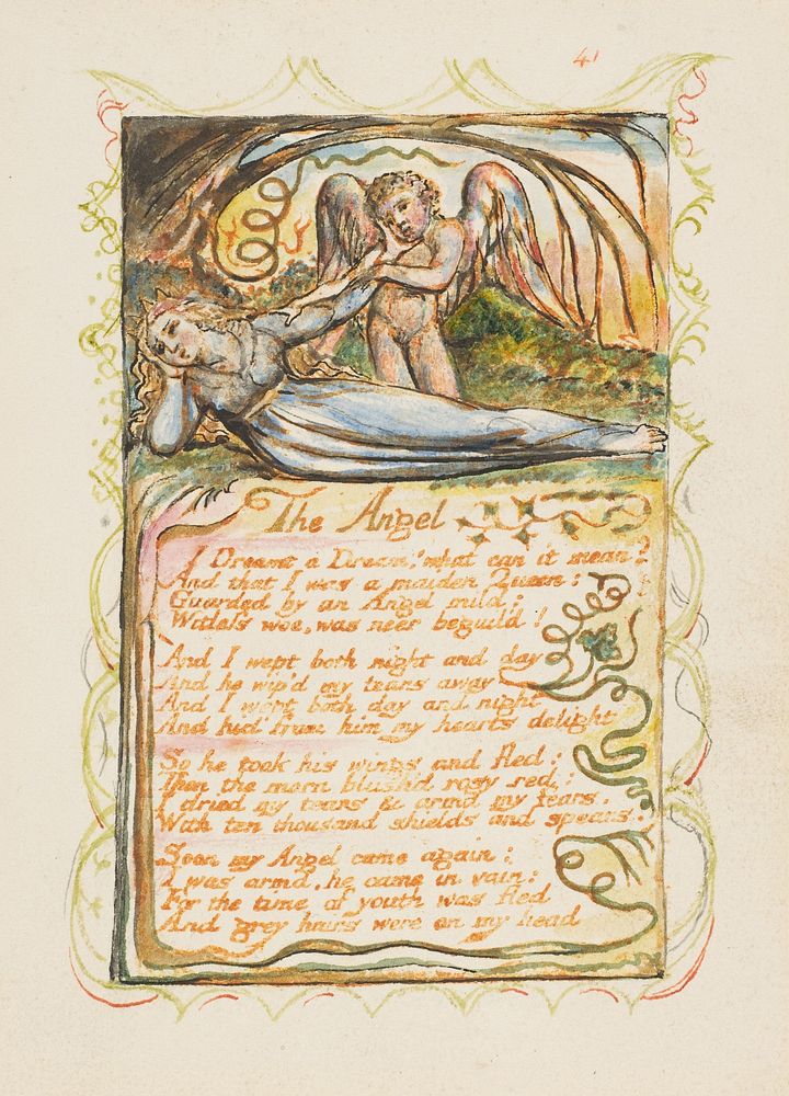 Songs of Innocence and of Experience: The Angel by William Blake