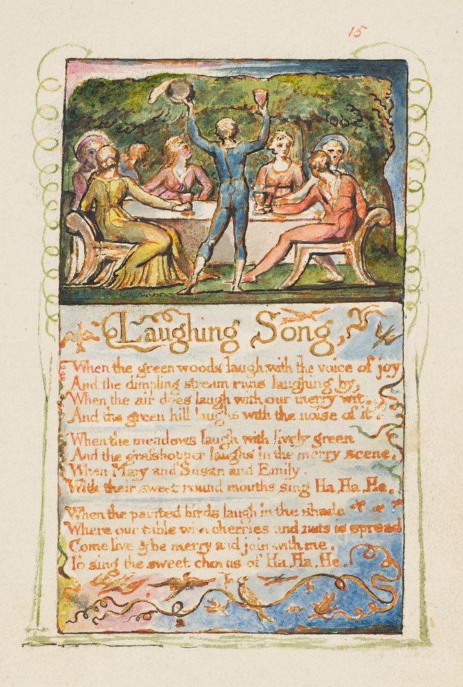 Songs of Innocence and of Experience: Laughing Song by William Blake