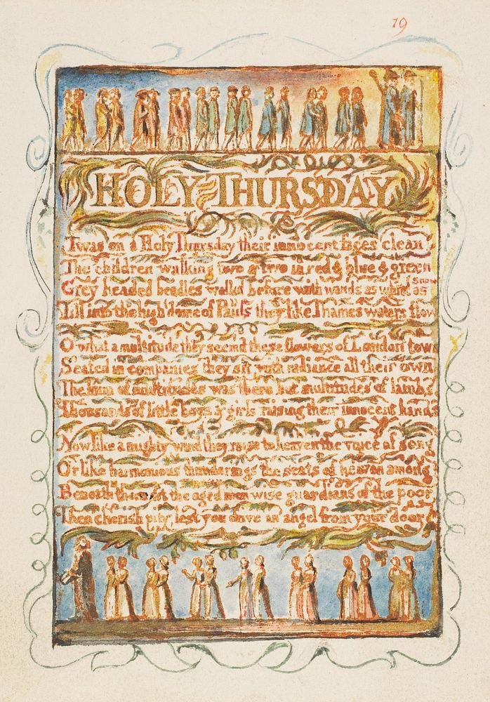 Songs of Innocence and of Experience: Holy Thursday by William Blake