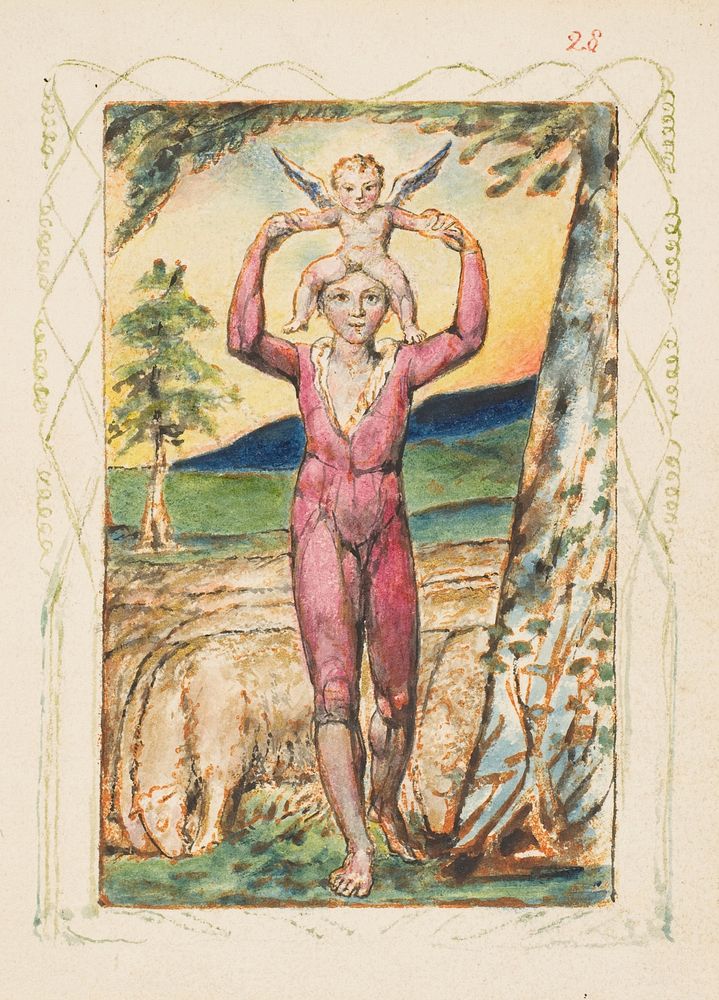 Songs of Experience: Frontispiece by William Blake