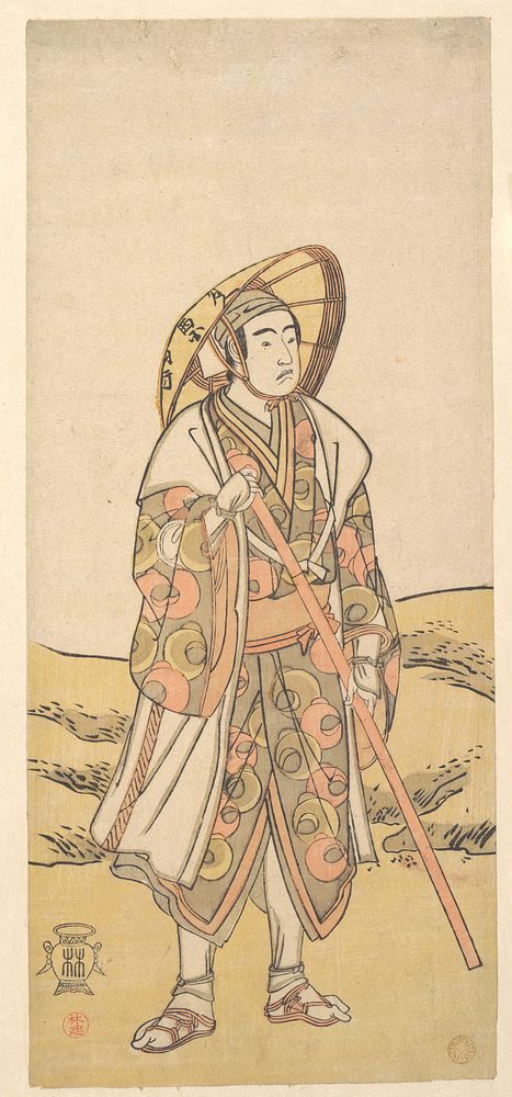 The Actor Sawamura Sōjūrō III as the Kumano Pilgrim Jissaku, actually Taira no Shigemori