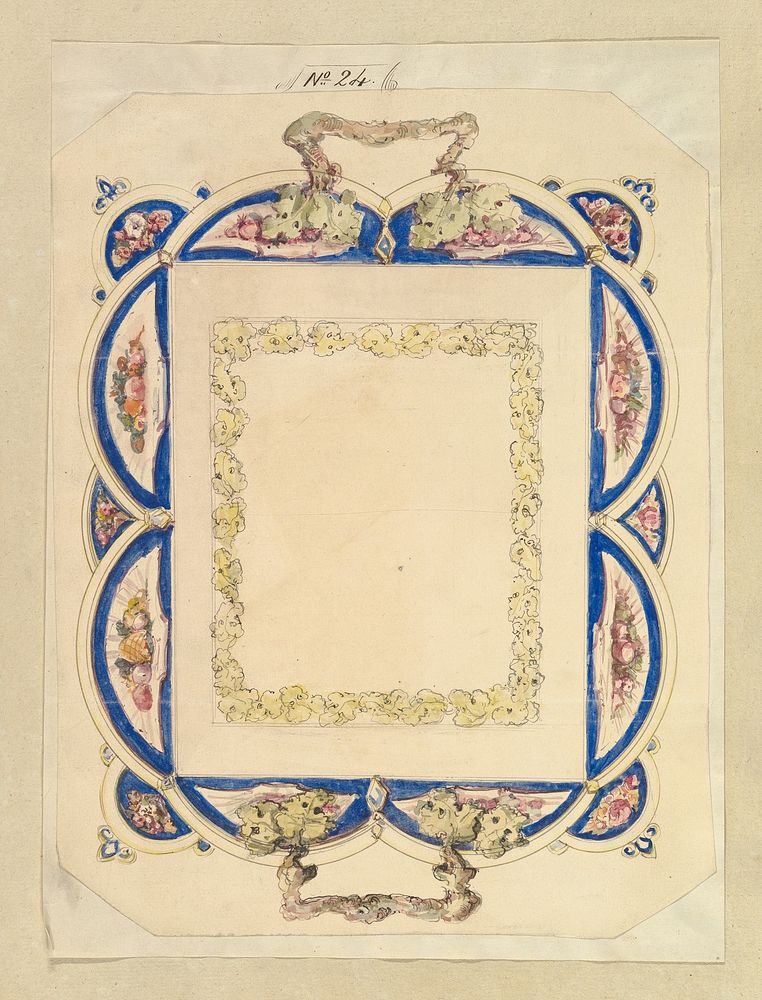 Design for a Two-Handled Platter by Alfred Henry Forrester