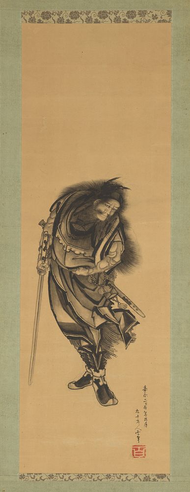 Shōki, the Demon Queller by Katsushika Hokusai