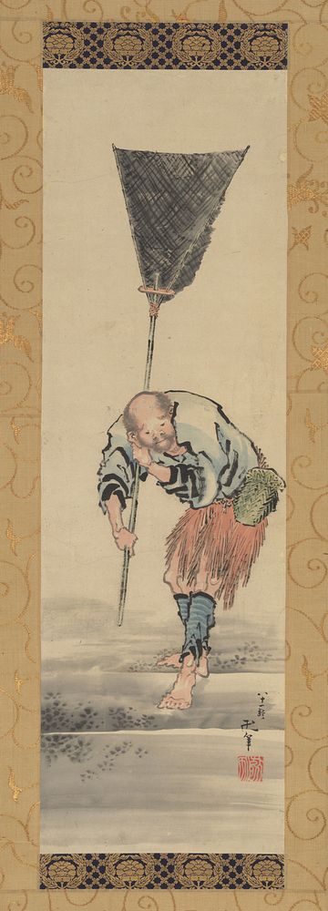 Fisherman by Katsushika Hokusai