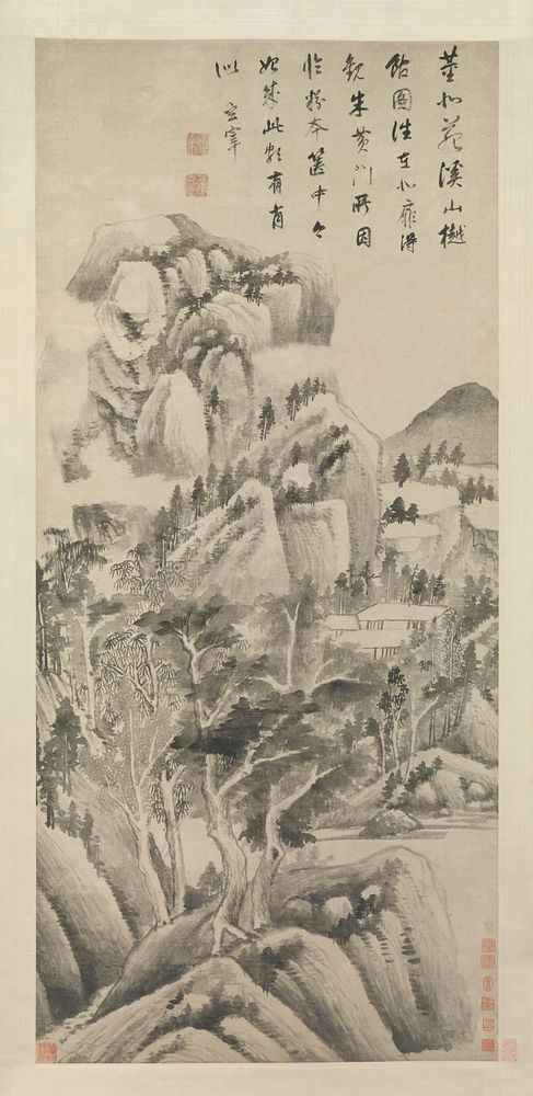 Shaded Dwellings among Streams and Mountains by Dong Qichang