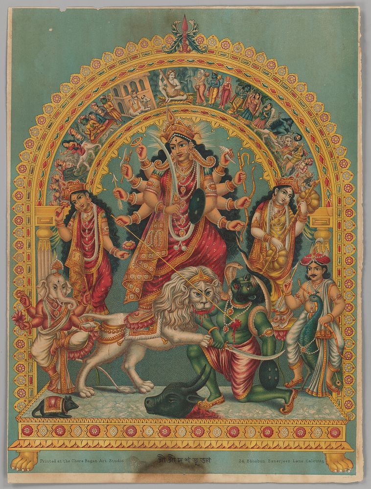 Shri Shri Durga, India, West Bengal, Calcutta,  India, West Bengal, Calcutta