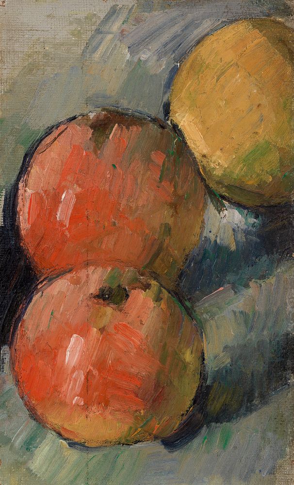 Two and a Half Apples (Deux pommes et demie) by Paul Cézanne