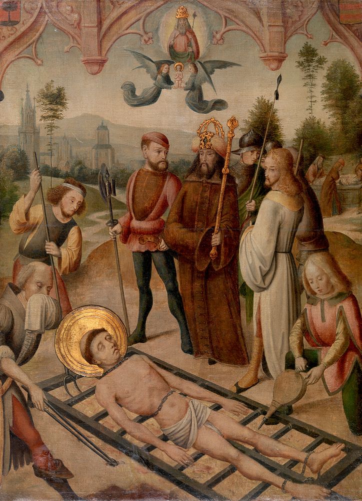 Martyrdom of Saint Lawrence by Master of the Saint Ursula Legend