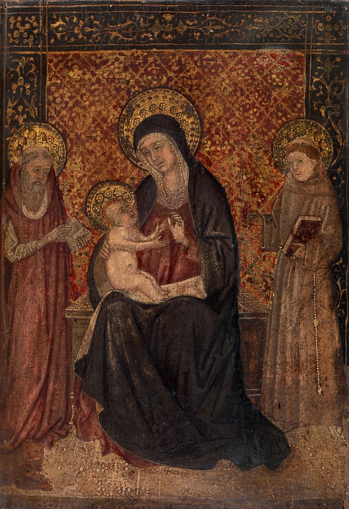 Virgin and Child with Saints Jerome and Francis of Assisi by Unidentified artist