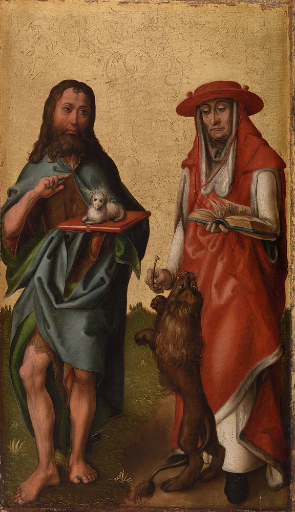 Saints John the Baptist and Jerome by Rhenish Master