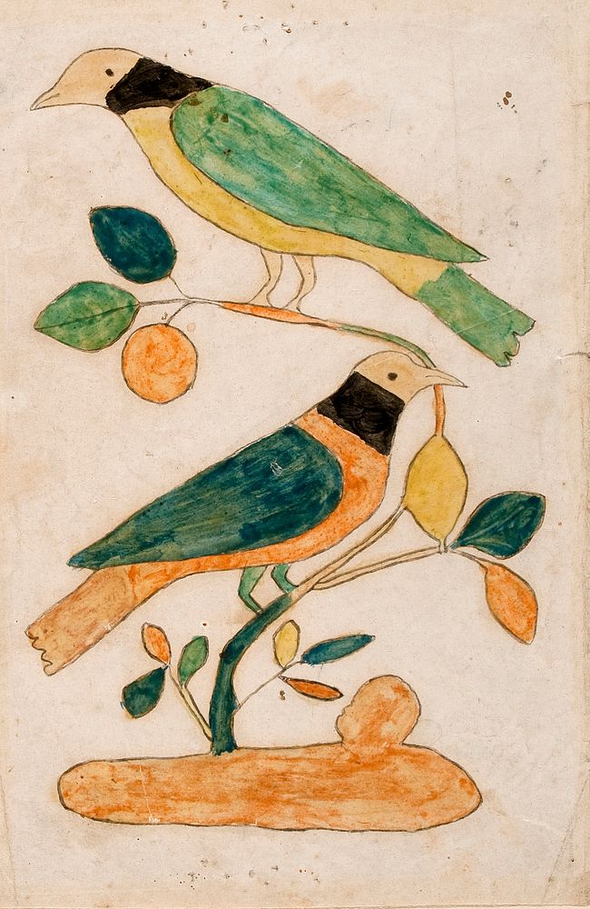 Two Birds by Unidentified artist