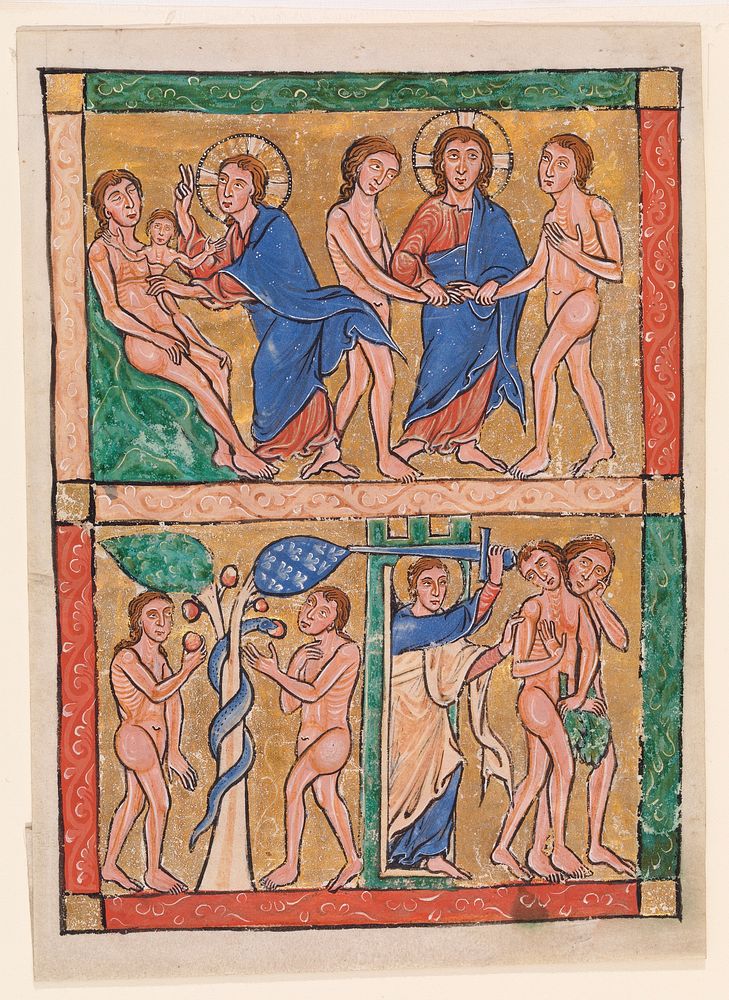 Scenes from the Book of Genesis: the Creation of Eve, the Marriage of Adam and Eve, the Temptation, and the Expulsion by…