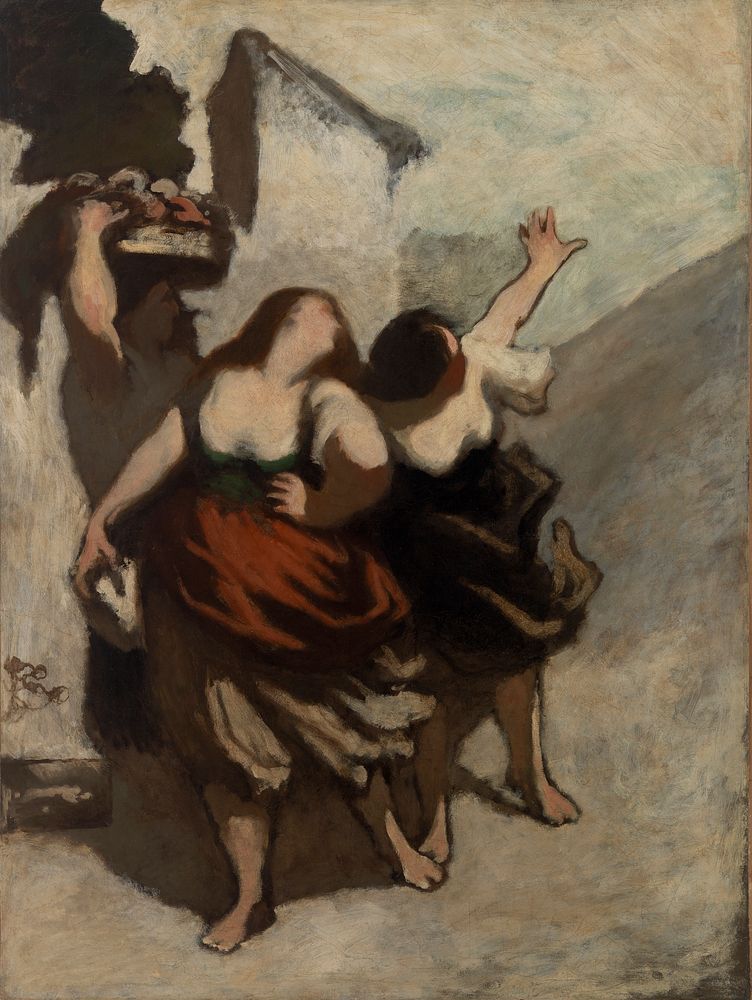 The Ribalds (Les Ribaudes) by Honoré Daumier